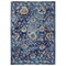 Homeroots 4 x 6 ft. Blue & Gold Jacobean Area Rug 395709 - alternate 1